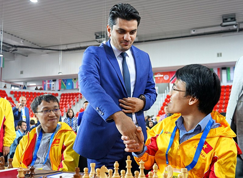 国象奥赛第8轮：越南男女队获平局