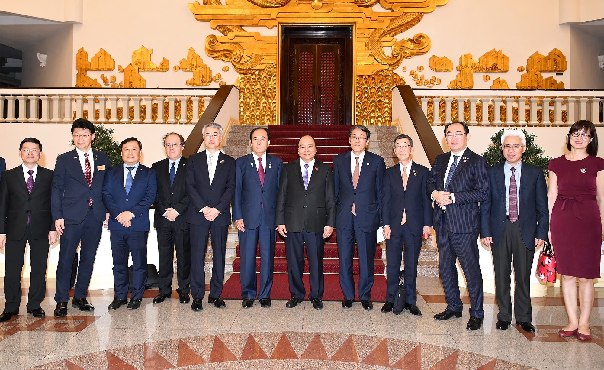 阮春福总理会见日本埼玉县知事上田清