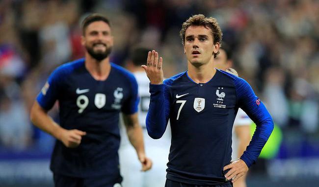 欧国联：法国2-1逆转胜德国