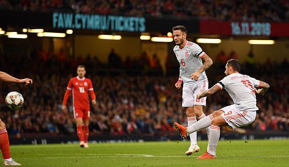 热身赛： 西班牙4-1威尔士