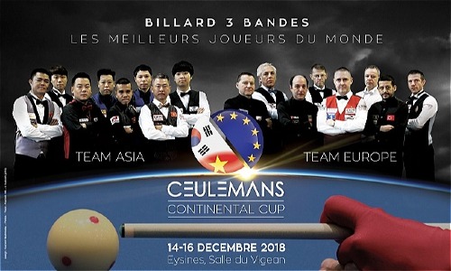 三名越南台球选手效力亚洲队迎战欧洲队