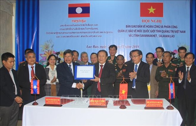 越老就国界界碑管理保护工作达成共识
