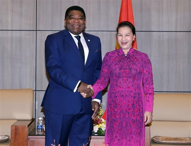 国会主席阮氏金银会见各国议会联盟秘书长马丁•纯贡