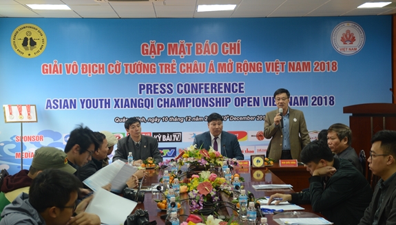 100多名棋手参加2018年越南亚洲青年象棋公开赛