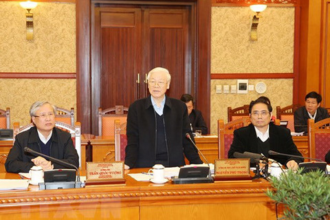 越共中央总书记、国家主席阮富仲：进一步提高党员素质