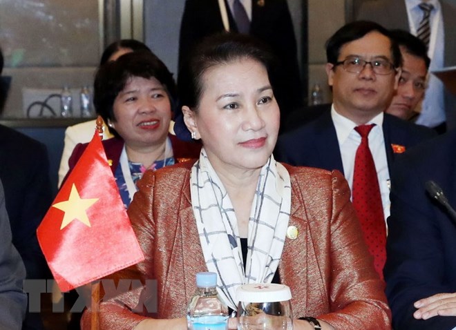 越南国会主席阮氏金银圆满结束出席APPF-27之旅