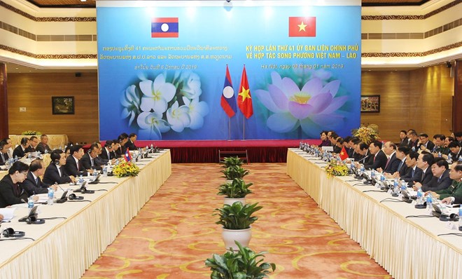 越老政府间联合委员会第41次会议举行