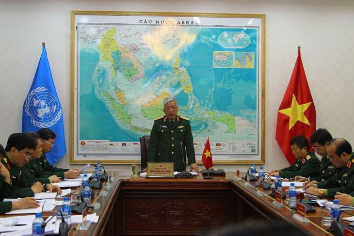 越南积极筹备参加联合国维和行动的工兵队