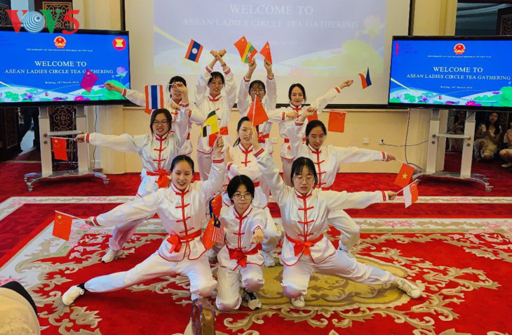 越南驻中国大使馆举行东盟各国妇女茶叙交流会