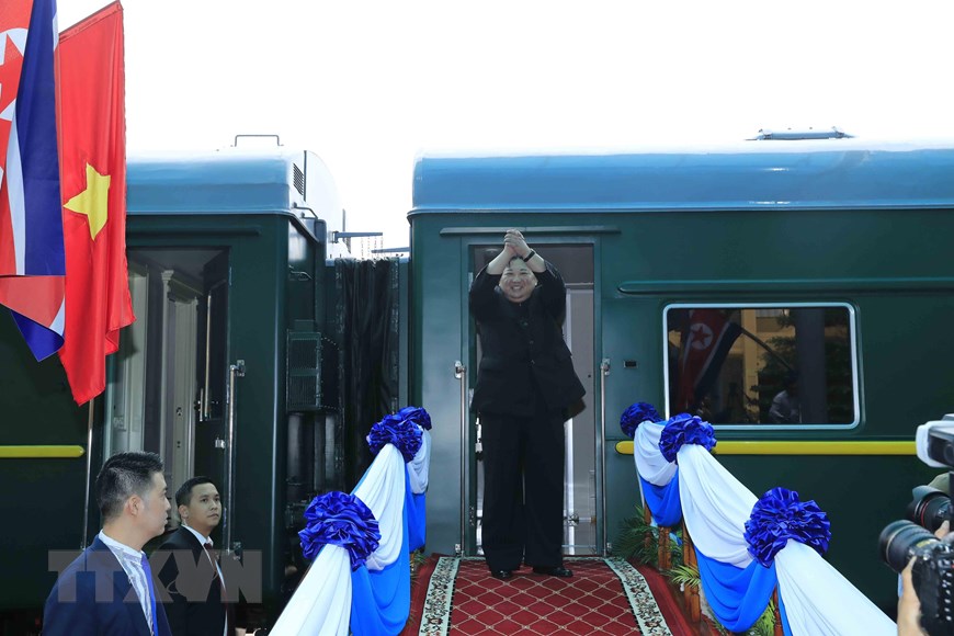 朝鲜最高领导人金正恩圆满结束对越南进行的正式友好访问