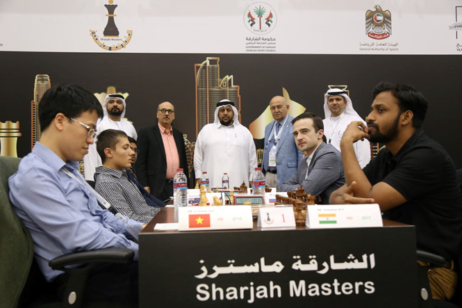 2019沙迦国际象棋公开赛第5轮：黎光廉和阮英魁保持不败战绩