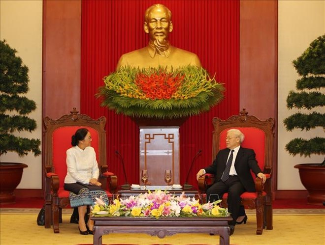 进一步加大越老国会合作力度