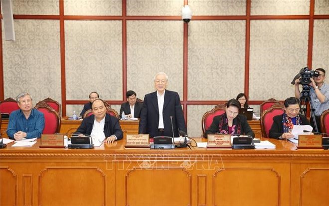 越共中央总书记、国家主席阮富仲：党建就是建设活动方式良好的组织和人员队伍