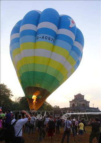 顺化热气球节开幕