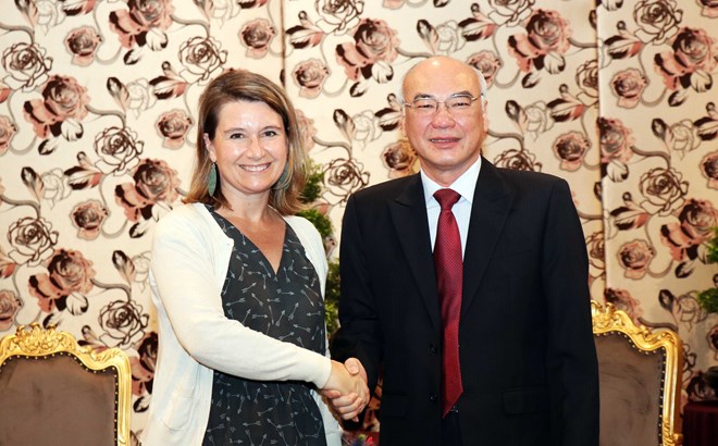 胡志明市展开越美两国在投资和教育领域的重点合作项目