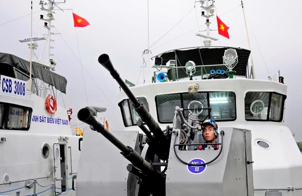 越中海警开展2019年首次北部湾共同渔区渔业海上联合检查行动