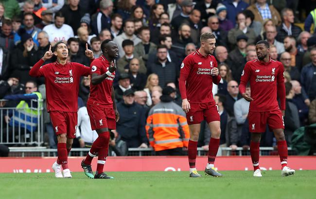 英超： 利物浦2-1热刺领跑