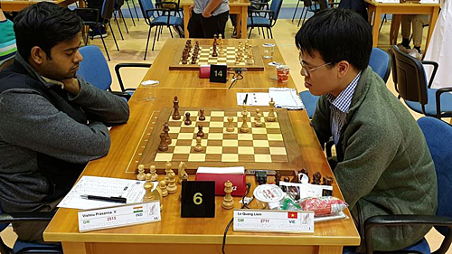 2019迪拜国际象棋公开赛第四轮：黎光廉和阮英魁双双获胜
