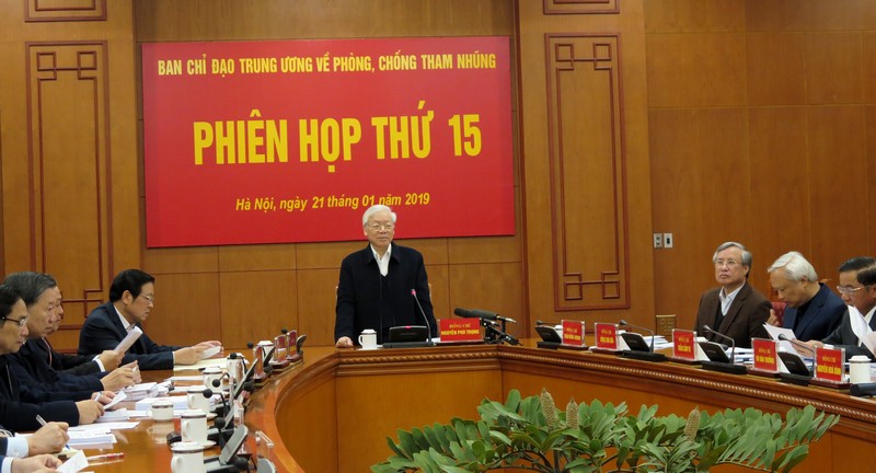 越共中央总书记、国家主席阮富仲的《决心反腐》一书问世