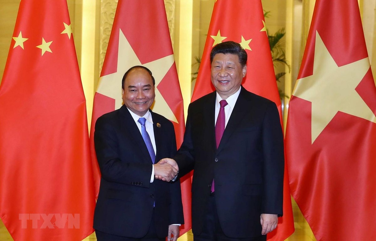 阮春福总理会见中国国家主席习近平