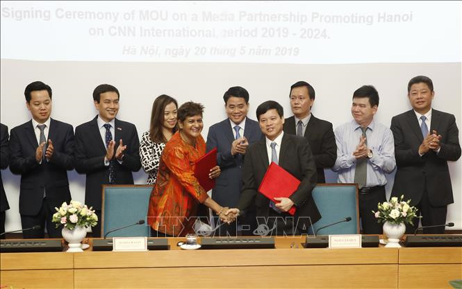 河内继续与CNN合作推广首都形象