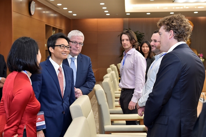 武德儋副总理会见越澳青年领导者论坛成员代表