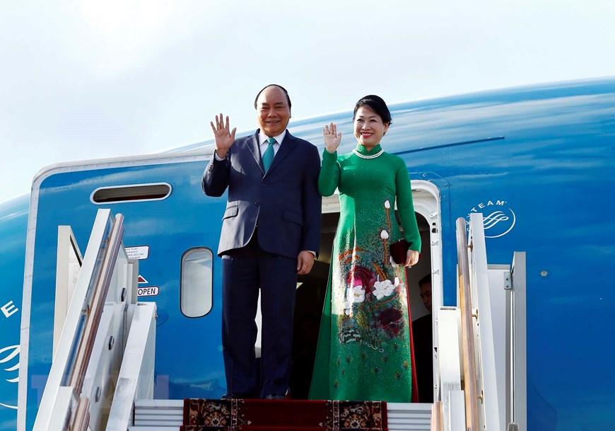 阮春福总理抵达莫斯科 继续访俄之旅