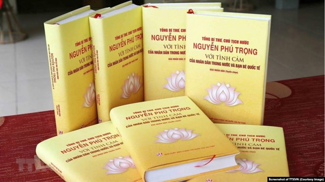 关于越共中央总书记、国家主席阮富仲的书籍正式问世