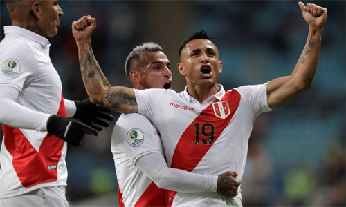 2019年巴西美洲杯：秘鲁队3-0击败智利队 晋级决赛迎战巴西队