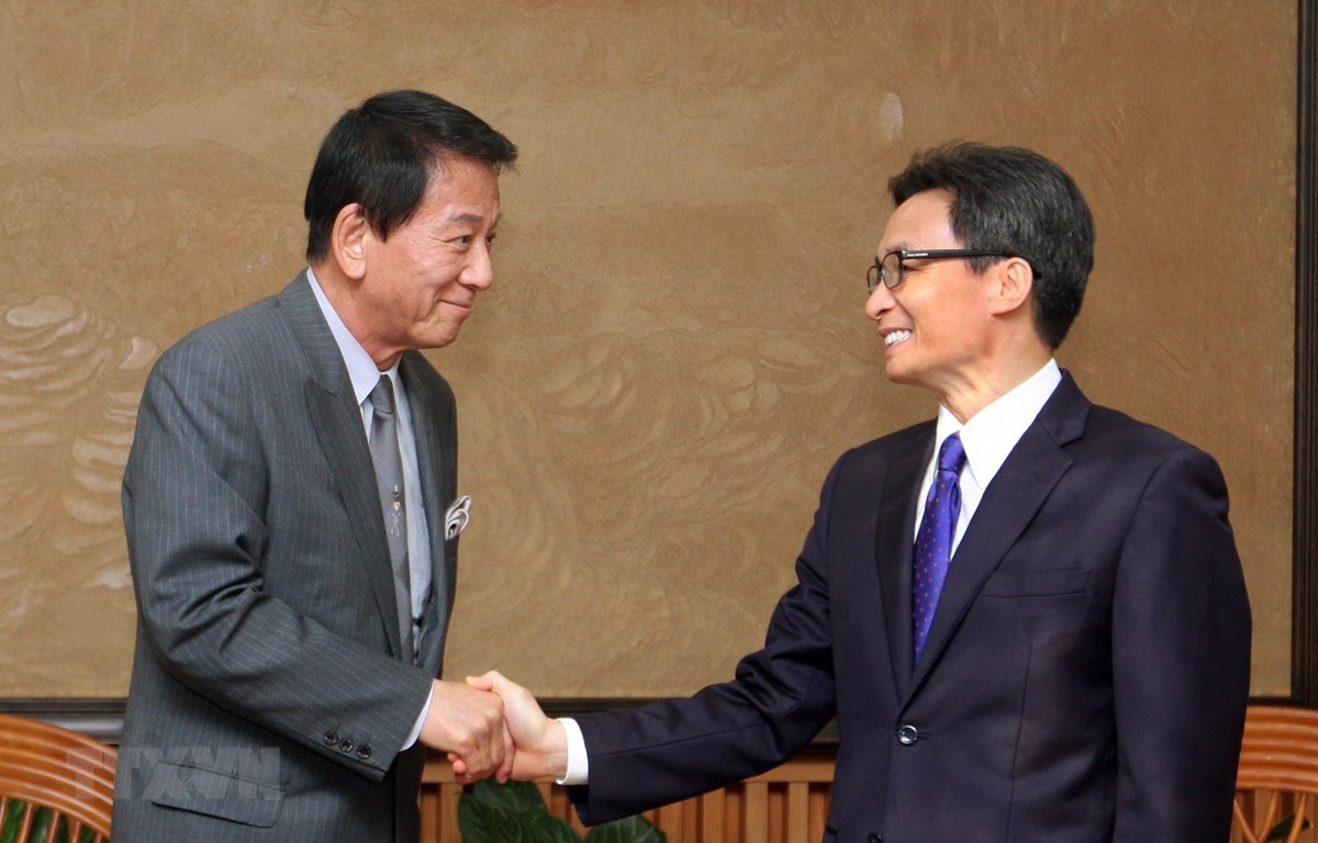 政府副总理武德儋会见越日关系特别大使杉良太郎