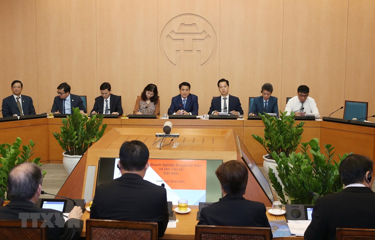 新加坡企业寻找与河内市的合作商机