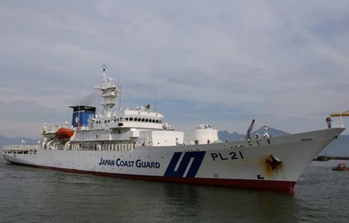 日本海上自卫队训练舰开始对越南进行礼节性访问