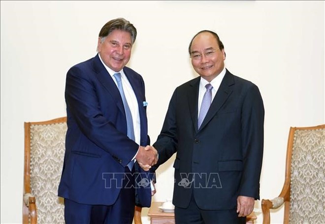政府总理阮春福会见TTI集团董事长