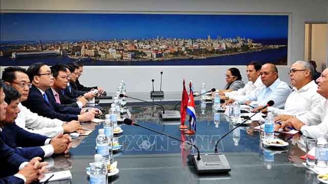 越南共产党代表团对古巴进行工作访问