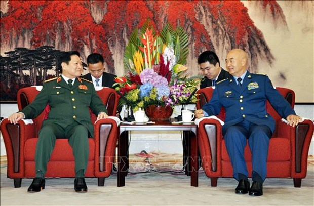 越南和中国推进防务合作