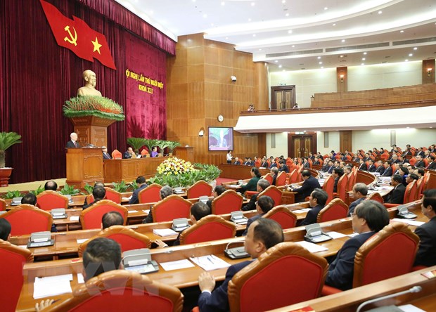 越共十二届中央委员会第十一次全体会议进入第四个工作日
