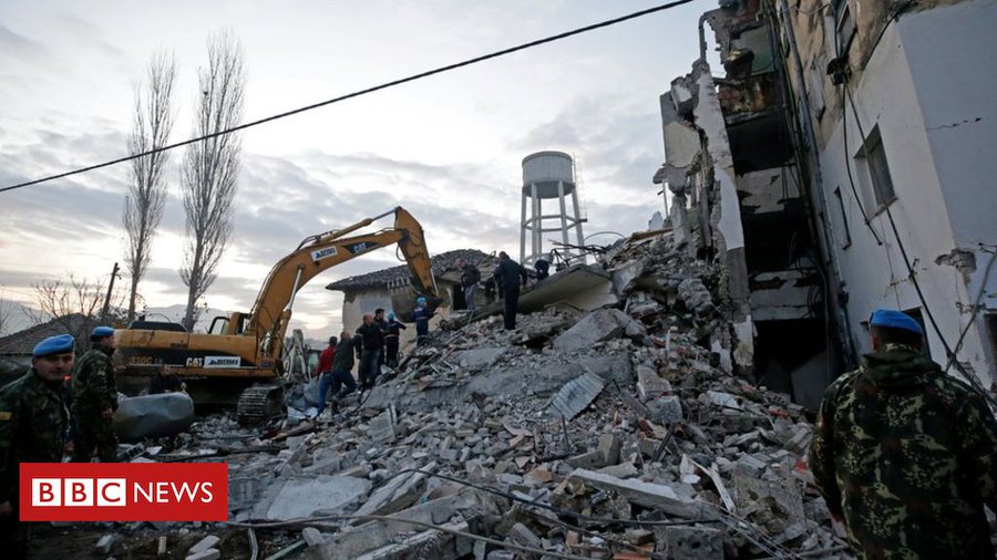 阿尔巴尼亚地震死亡人数升至46人