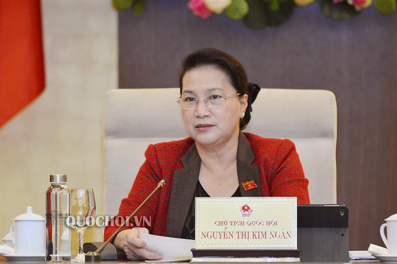 国会主席阮氏金银主持召开越南国会常务委员会第39次会议