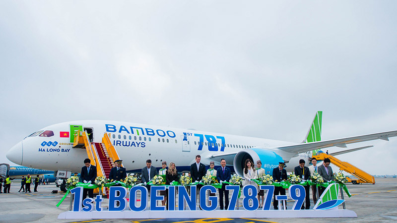 越竹航空正式将波音787-9梦想飞机投入运营