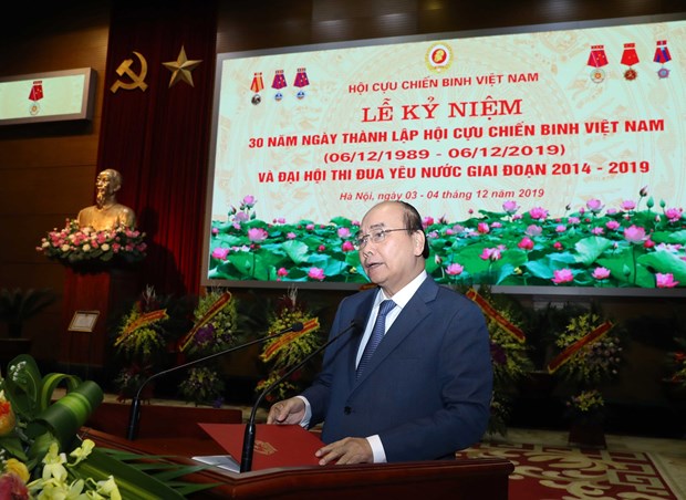 阮春福总理：越南老兵协会是党、政府和人民的后盾