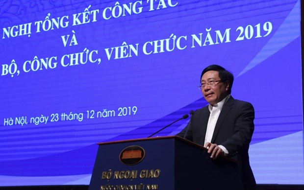 2020年外交部门决心胜利落实各项对外任务