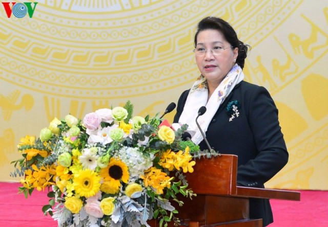 越南国会主席阮氏金银出席劳动、为国立功者和社会领域2020年工作部署会议