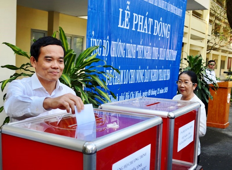 胡志明市农民协会发起“情义之春——2020庚子年春节”计划