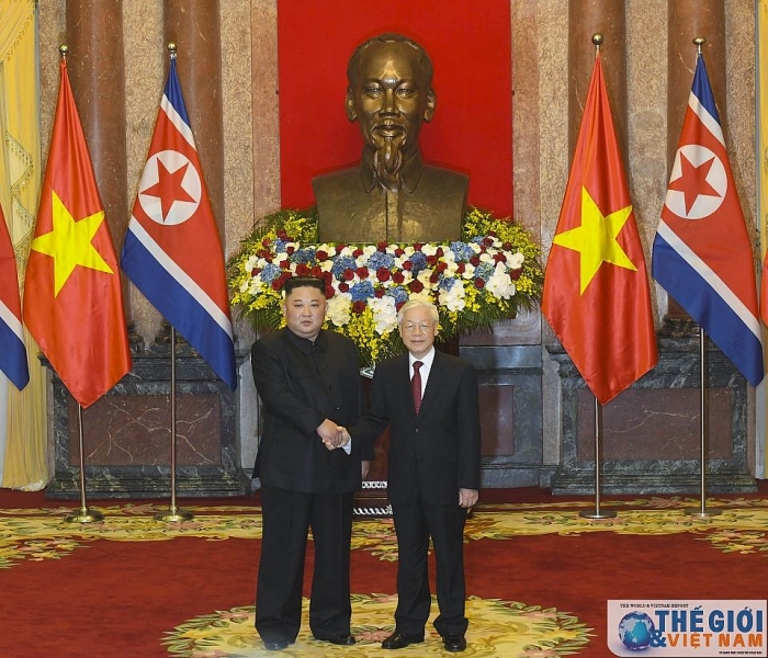 越南与朝鲜两国领导互致贺电庆祝两国建交70周年