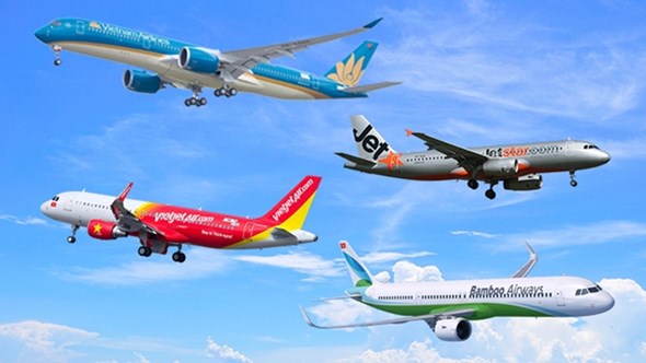 越南各家航空公司每天仅执行河内至胡志明市的一个客运往返班次