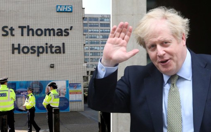 英国首相鲍里斯•约翰逊病愈出院