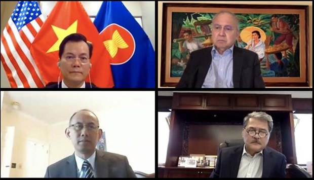 越南参加华盛顿东盟委员会的首次视频会议