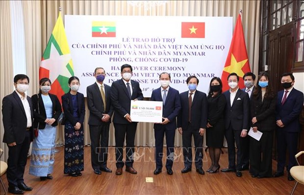 越南向缅甸捐赠5万美元的援助资金