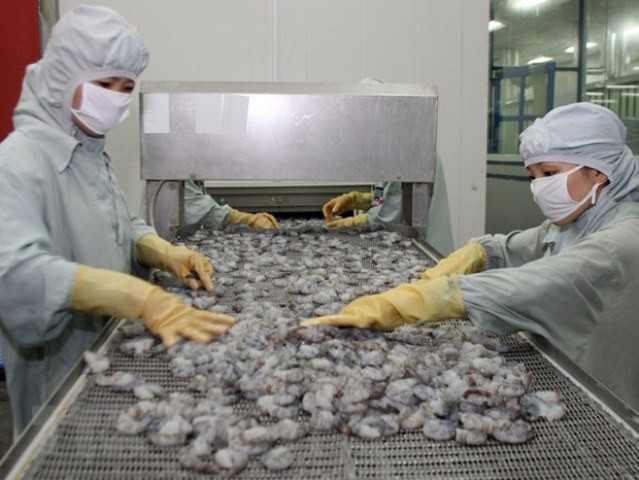越南虾类产品出口活动：要研究开发俄罗斯、波兰等新市场
