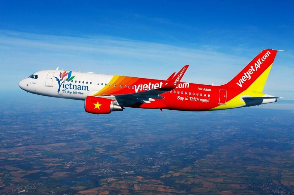 越捷航空公司推出20多万张零越盾起的机票
